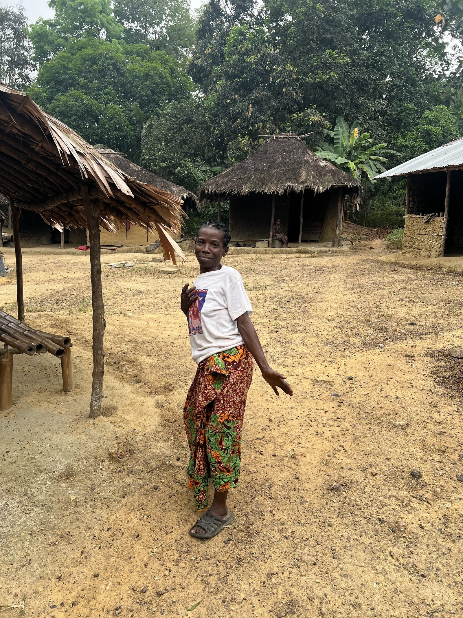 A woman from the Grand Bassa community, Liberia